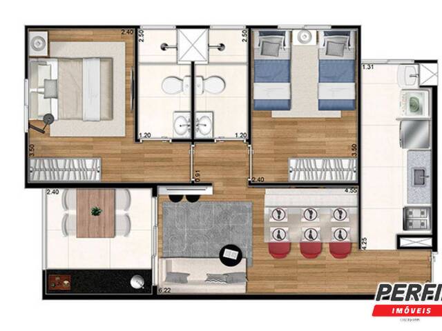 #5858 - Apartamento para Venda em Osasco - SP - 2